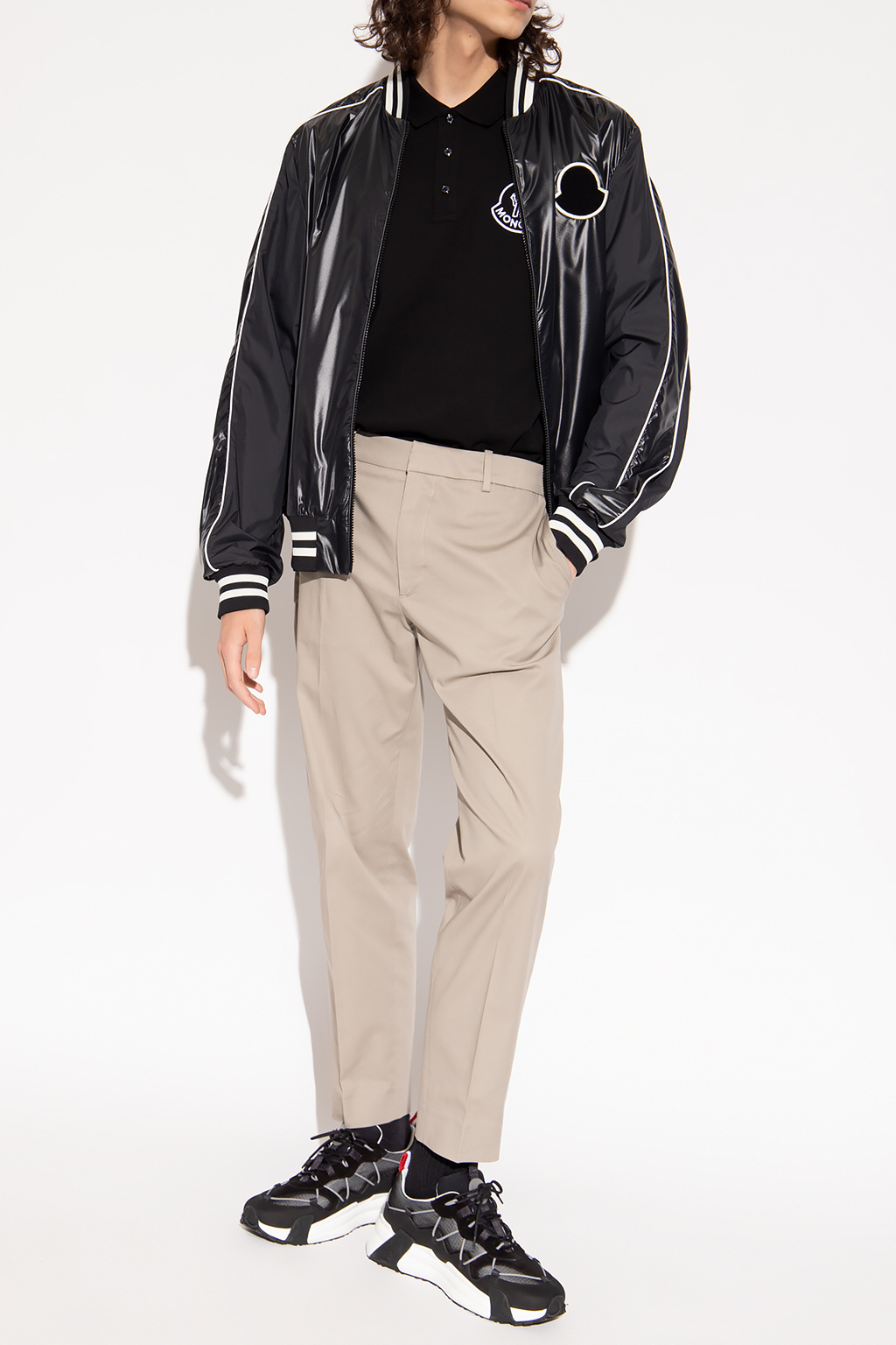 Dayu' bomber jacket Moncler - brain dead records embroidered Dayu' bomber jacket Moncler - brain dead records embroidered